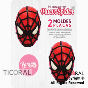 SET PLACA HUESPIDER 10CM  x 1